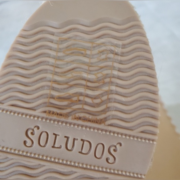 Soludos Minorca High Platform Leather Sandals Wedges NEW! - Picture 6 of 7